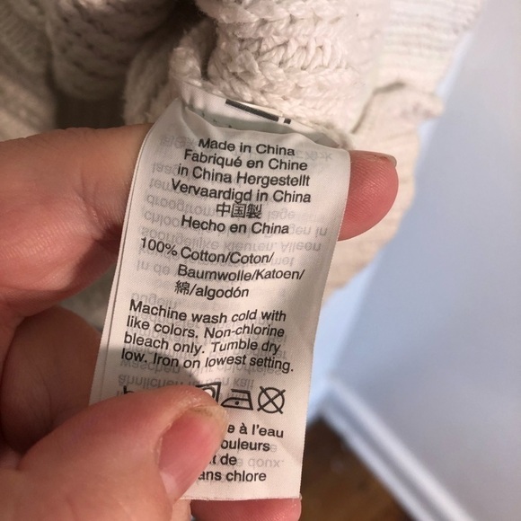 J. Crew Pointelle Crewneck Sweater Ivory - Picture 8 of 14